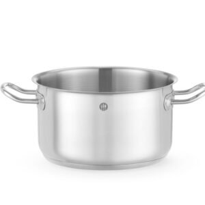 Főzőedény közepes méretű - fedél nélkül, HENDI, Kitchen Line, 3,5L, ⌀200x(H)115mm