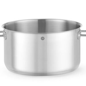 Főzőedény közepes méretű - fedél nélkül, HENDI, Kitchen Line, 9,4L, ⌀280x(H)155mm