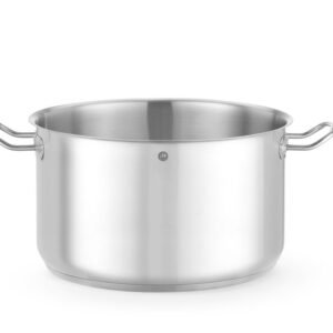 Főzőedény közepes méretű - fedél nélkül, HENDI, Kitchen Line, 15L, ⌀320x(H)190mm