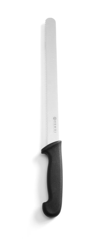 Kenyérvágó kés, HENDI, Fekete, (L)430mm