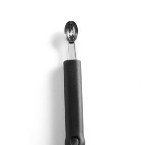 Ovális dinnye kanál, HENDI, Fekete, (L)160mm