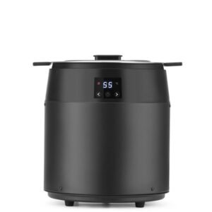Leves melegentartó, víz nélküli, 10L, HENDI, 10L, Fekete, 230V/450W, ⌀330x(H)398mm