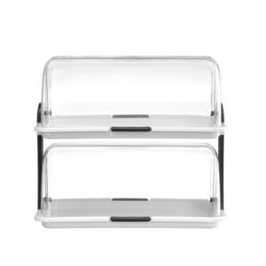 Roll-top kínáló, HENDI, Fehér, 380x260x(H)355mm, Téglalap alakú