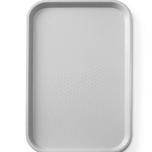 Polipropilén gyorséttermi tálca GN 1/1, AmerBox, GN 1/1, Világos szürke, 530x325x(H)20mm, Téglalap alakú
