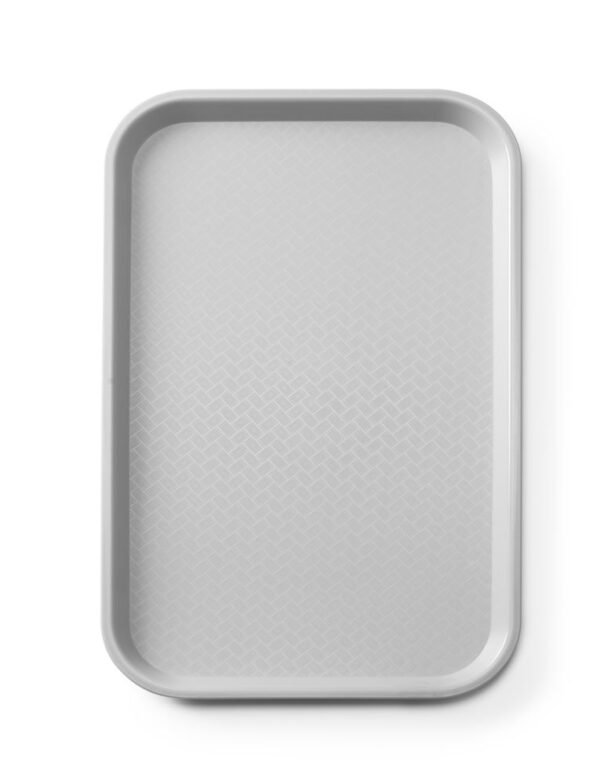 Polipropilén gyorséttermi tálca GN 1/1, AmerBox, GN 1/1, Fekete, 530x325x(H)20mm, Téglalap alakú