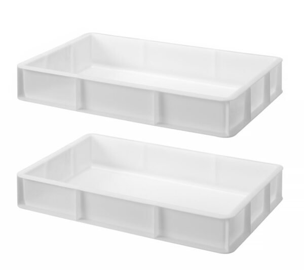 Pizzatészta doboz GN1/1, HENDI, GN 1/1, Fehér, 530x325x(H)90mm