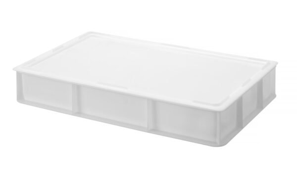 Pizzatészta doboz GN1/1, HENDI, GN 1/1, Fehér, 530x325x(H)90mm