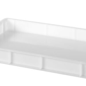 Pizzatészta doboz 600x400, AmerBox, Profi Line, Fehér, 600x400x(H)70mm, Téglalap alakú