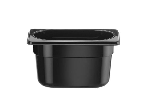 GN 1/9 tárolóedény COOL, HENDI, COOL, GN 1/9, 0,9L, Fekete, 108x176x(H)100mm