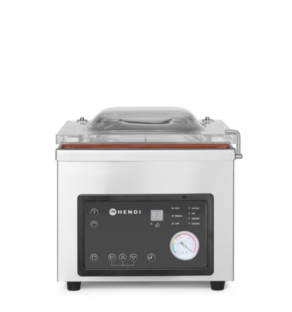 Kamrás vákuumcsomagoló gép Profi Line, HENDI, Profi Line, tömítő szalag 350 mm, 230V/750W, 450x555x(H)480mm