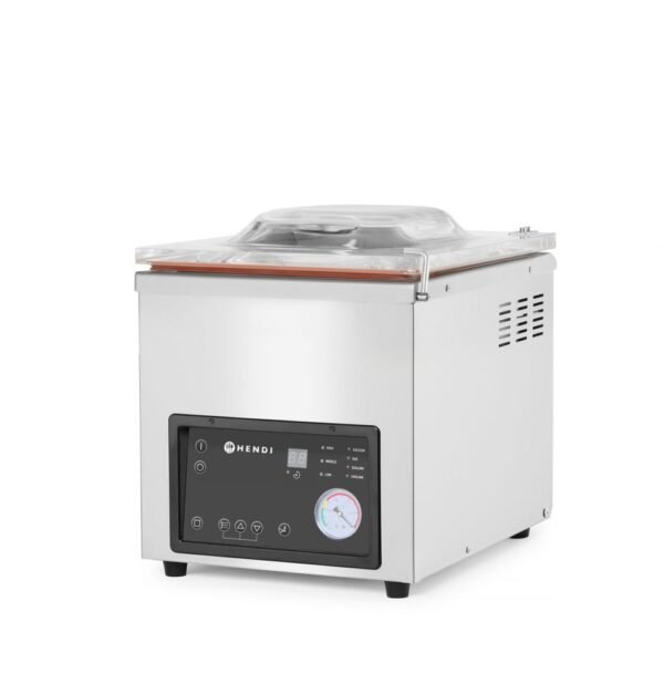Kamrás vákuumcsomagoló gép Profi Line, HENDI, Profi Line, tömítő szalag 350 mm, 230V/750W, 450x555x(H)480mm