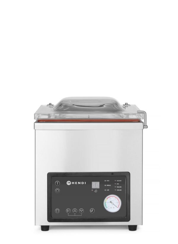 Kamrás vákuumcsomagoló gép Profi Line, HENDI, Profi Line, tömítő szalag 350 mm, 230V/750W, 450x555x(H)480mm