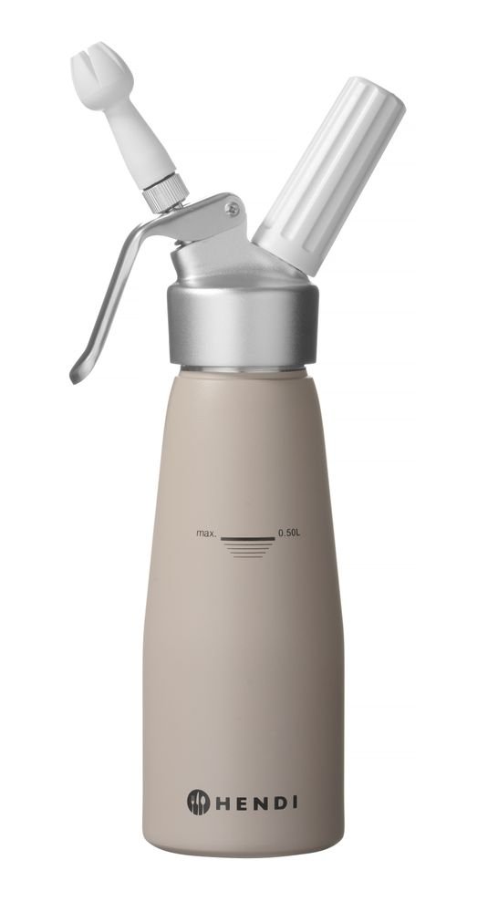 Habszifon, HENDI, 0,5L, Tópszín, ⌀80x(H)260mm